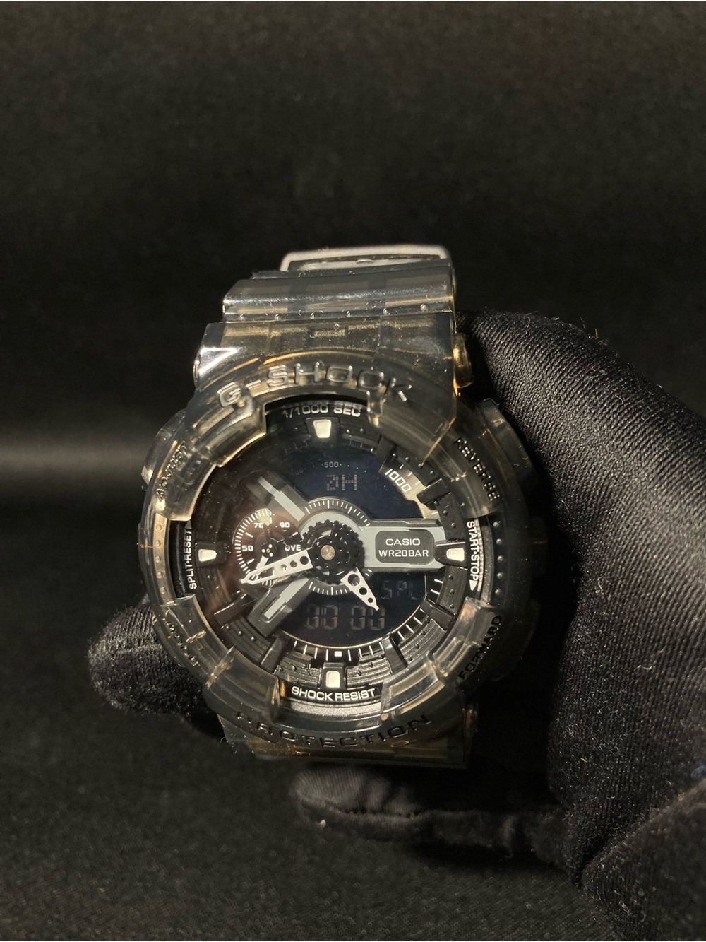 G Shock Transparent Smoke model GA110